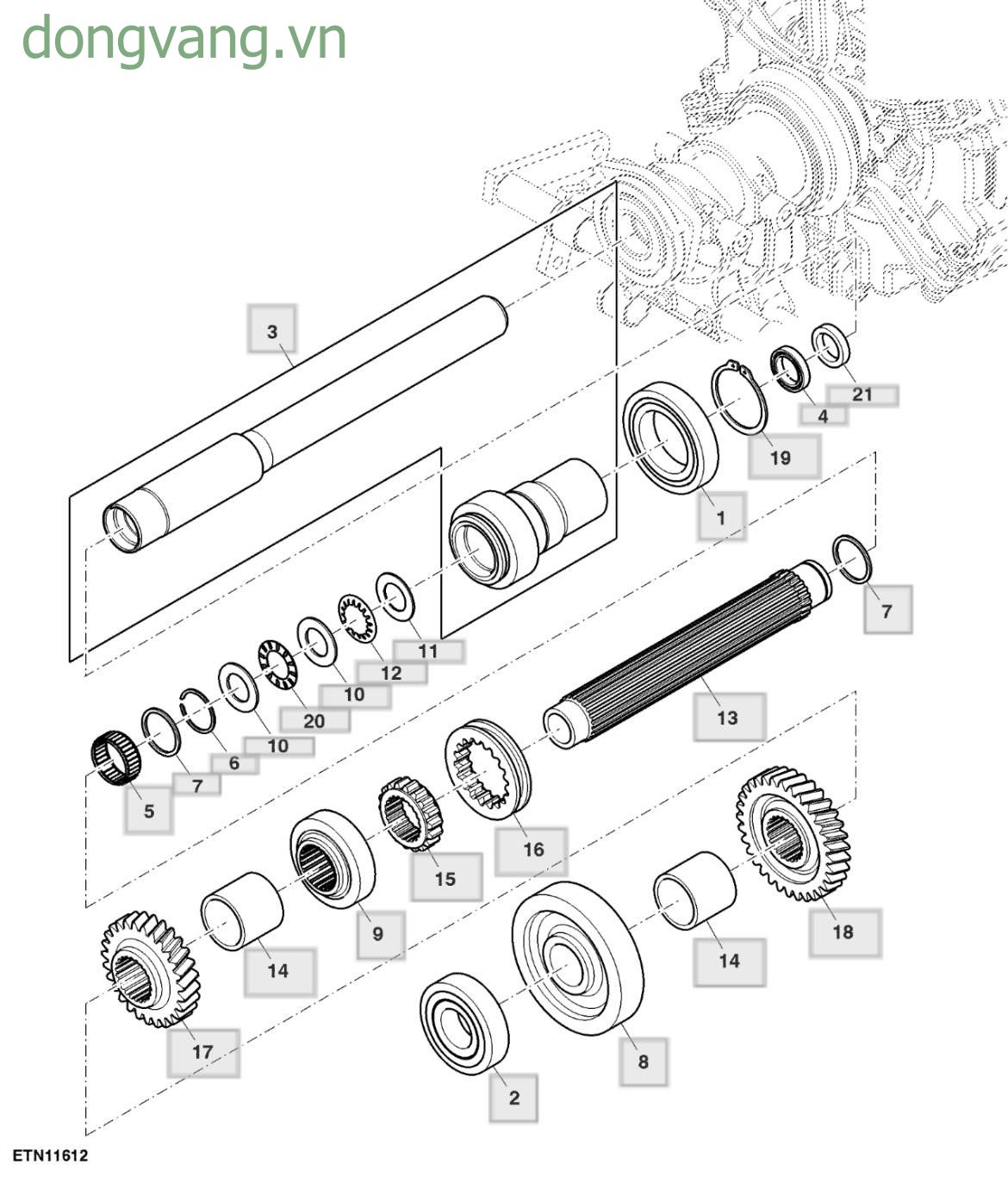 Drive Shaft Assembly, W/ Dual Clutch - ST776653